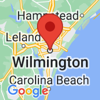 Map of Wilmington, NC US